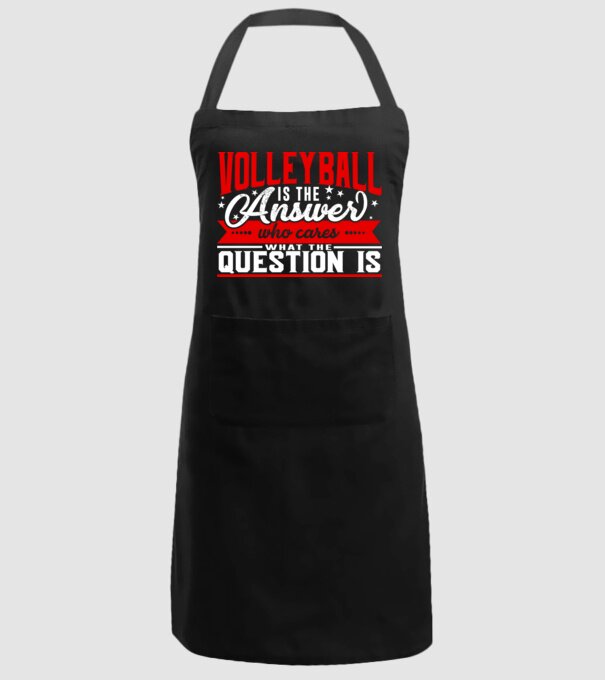Sport is the answer VOLEIBALIST model negru pe tricou