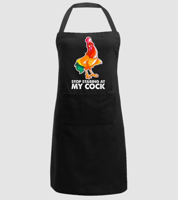 Stop staring at my cock model negru pe tricou