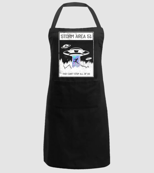 'Storm area 51 - They can''t stop all of us' model negru pe tricou