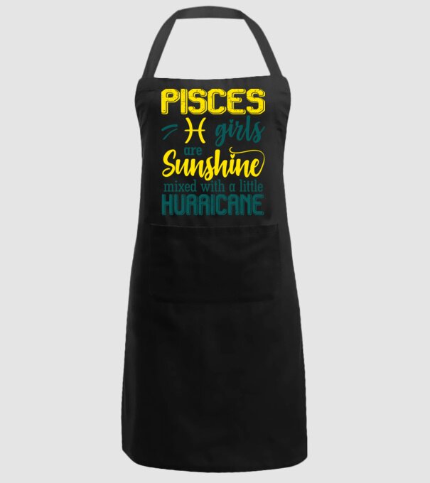 Sunshine with Hurricane PISCES model negru pe tricou