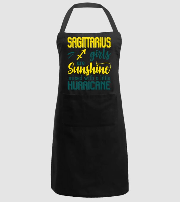 Sunshine with Hurricane SAGITTARIUS model negru pe tricou