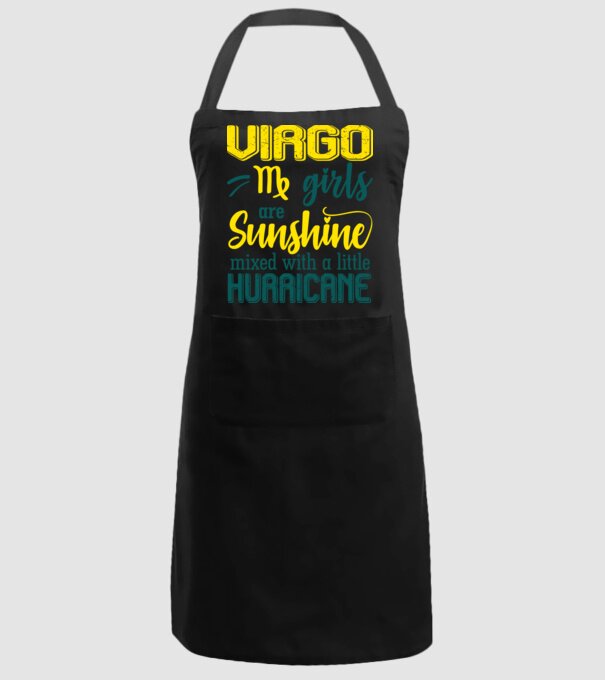 Sunshine with Hurricane VIRGO model negru pe tricou
