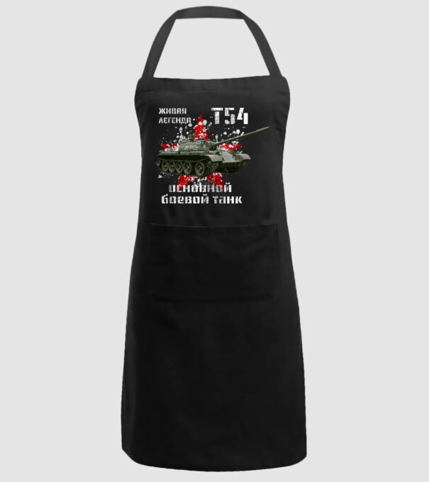T-54 main battle tank model negru pe tricou