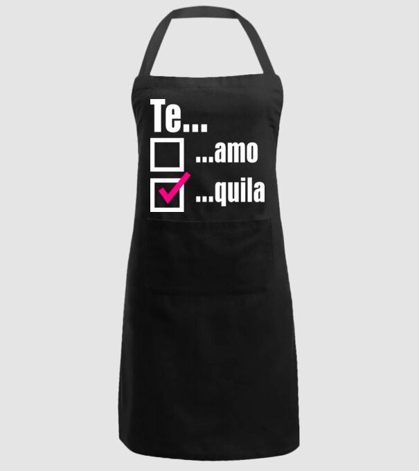 Te...quila model negru pe tricou