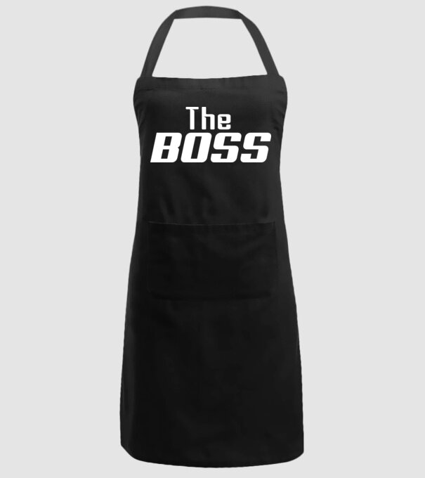 The Boss model negru pe tricou
