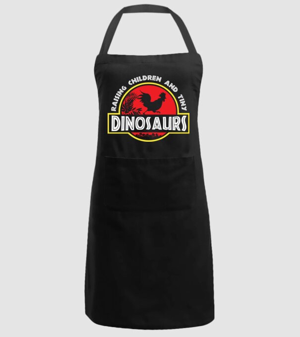 Tiny Dinosaurs model negru pe tricou