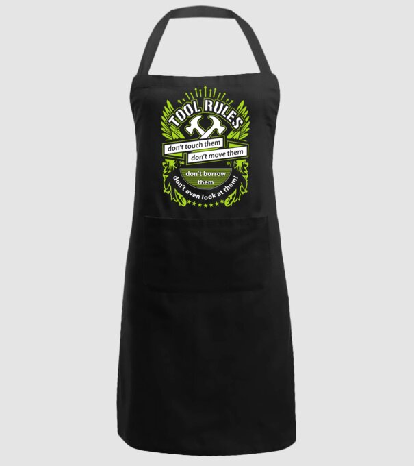 Tool rules model negru pe tricou