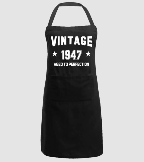 Vintage - 1947 model negru pe tricou