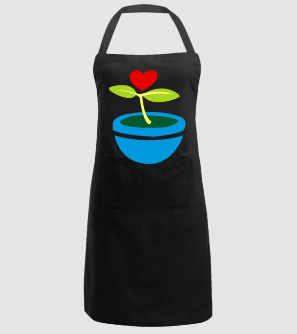 Floricică model negru pe tricou