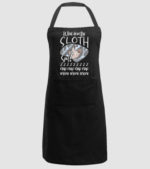 what does the sloth say model negru pe tricou