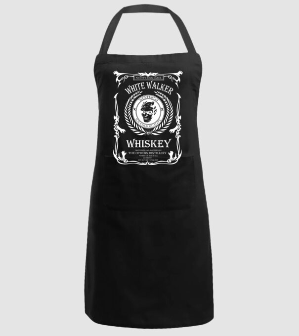 Whiskey White Walker model negru pe tricou