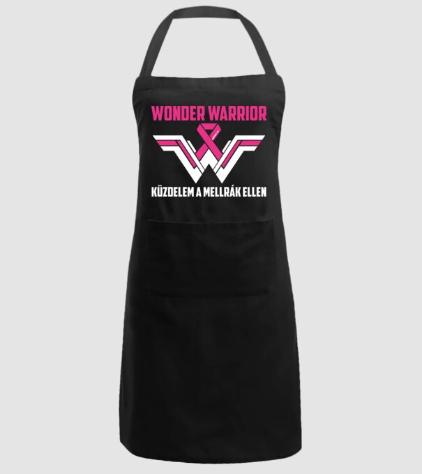 WONDER WARRIOR model negru pe tricou