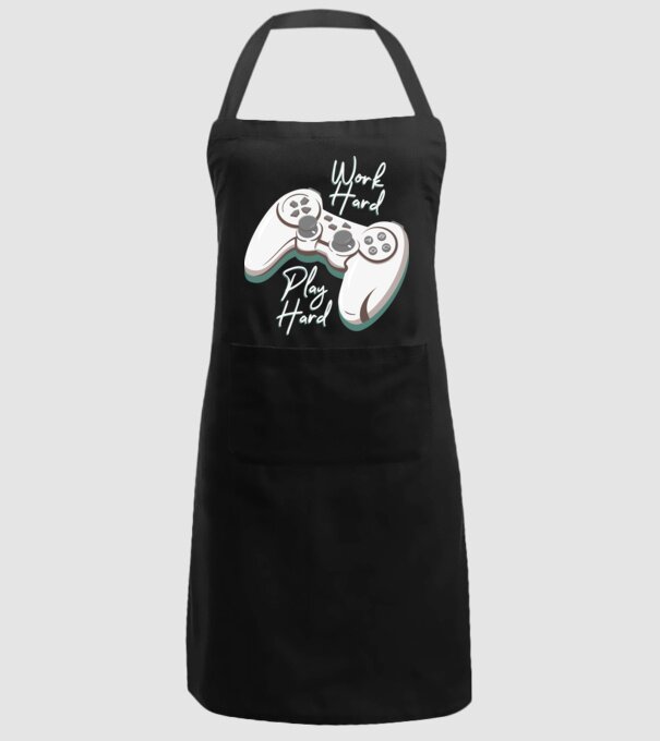 Work hard play hard model negru pe tricou