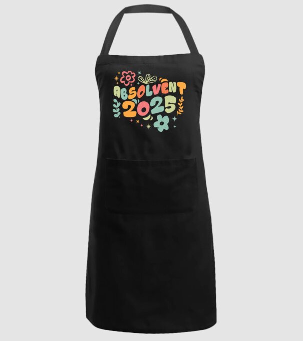 Absolventa 2025 model negru pe tricou