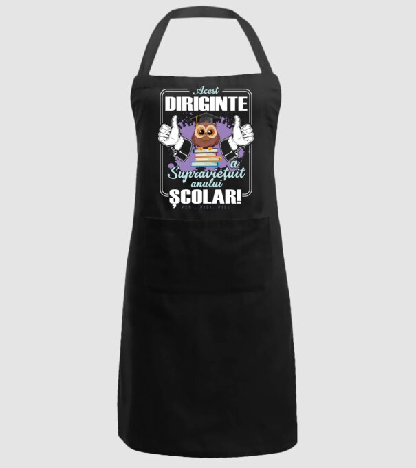 Acest diriginte a supraviețuit anului școlar! - veni, vidi, vici model negru pe tricou