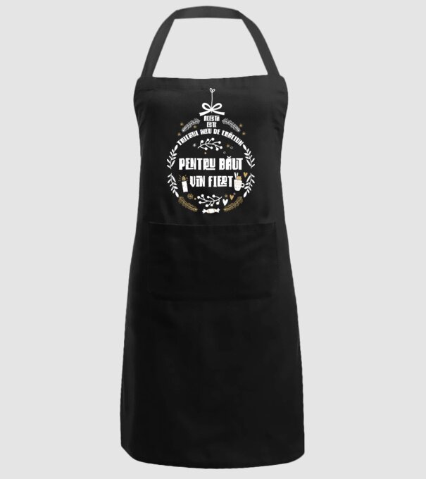 acesta este tricoul meu de Crăciun_pentru băut vin fiert model negru pe tricou