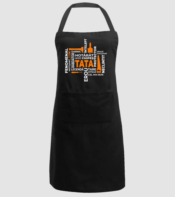 Acronimele tatălui model negru pe tricou