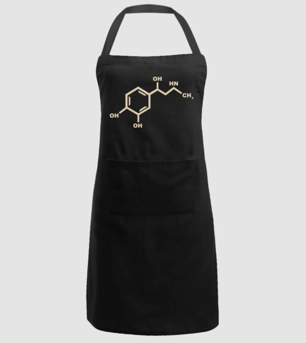 Adrenalin model negru pe tricou