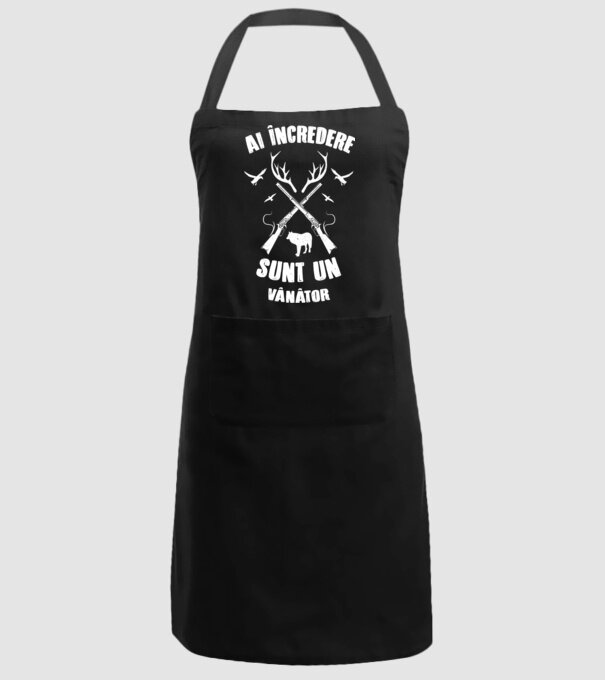 Ai încredere, sunt un vânător model negru pe tricou