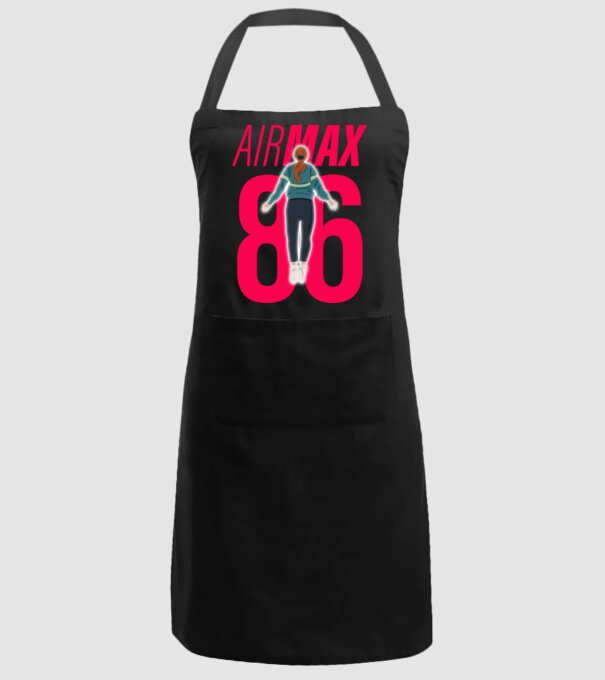 air max 86 stranger things model negru pe tricou