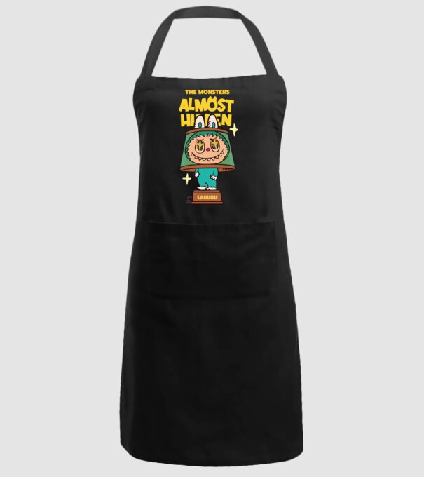 Almost Hidden model negru pe tricou