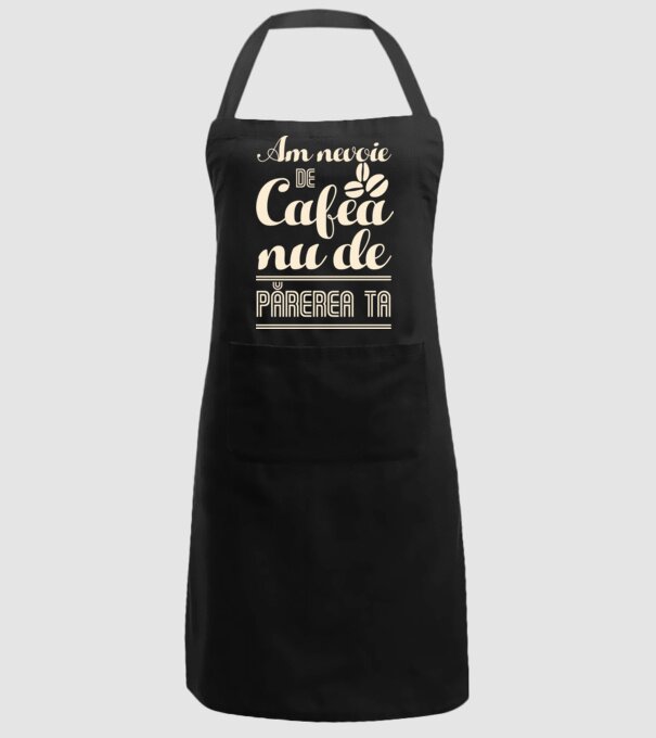 am nevoie de cafea, nu de părerea ta model negru pe tricou