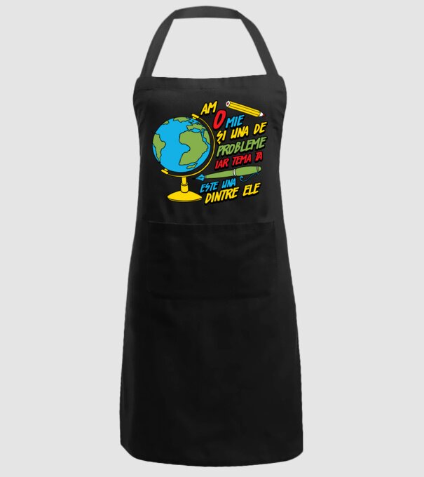 Am o mie și una de probleme, iar tema ta este una dintre ele model negru pe tricou