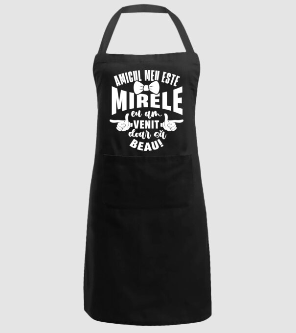 Amicul meu este mirele model negru pe tricou