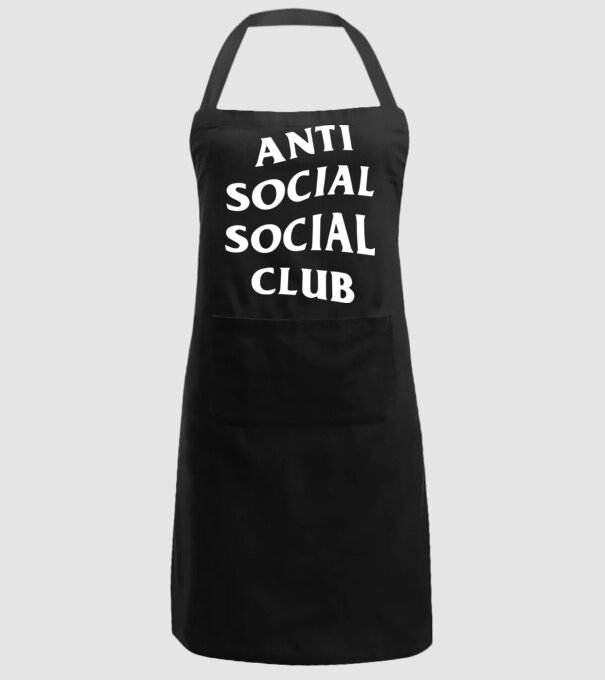Anti social social club model negru pe tricou