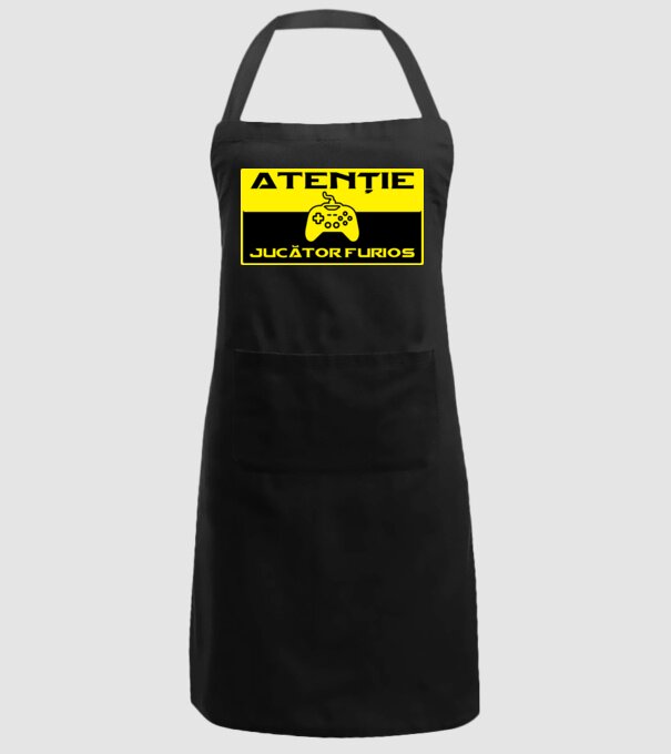 Atenție! Jucător furios model negru pe tricou