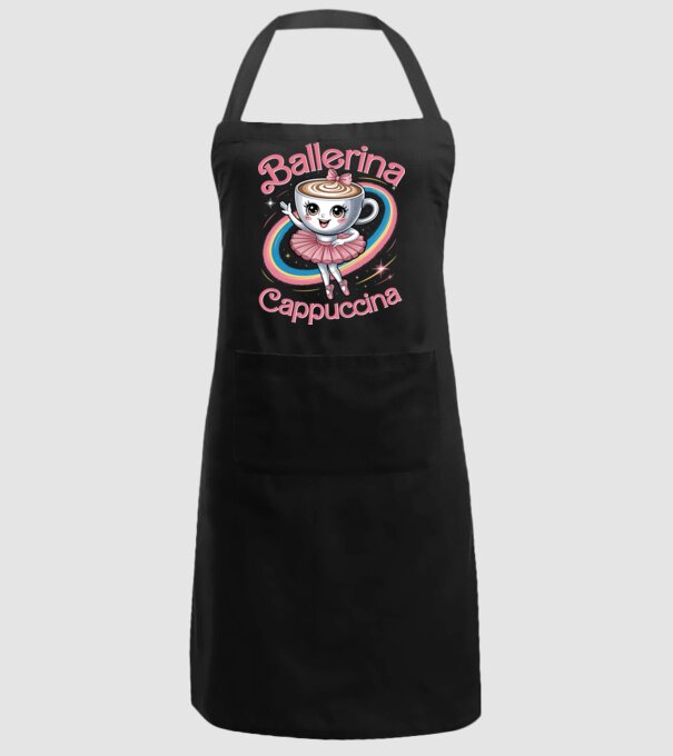 Ballerina Cappuccina model negru pe tricou