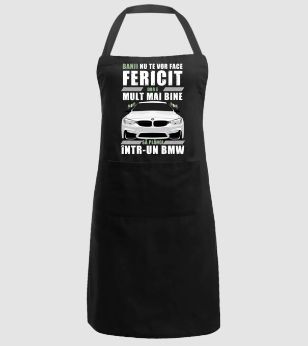 banii nu te vor face fericit, dar e mult mai bine să plângi într-un bmw model negru pe tricou
