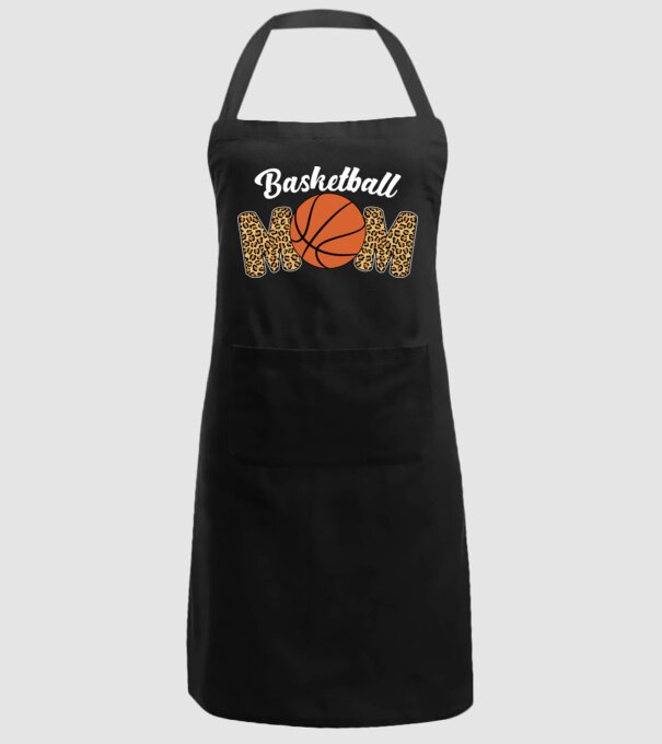 Basketball Mom model negru pe tricou