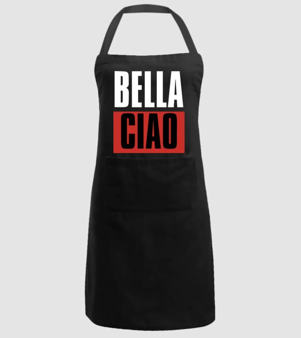 bella ciao model negru pe tricou