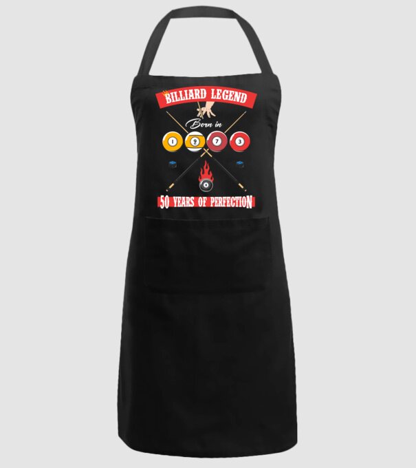 Billiard legend born in 1973 model negru pe tricou