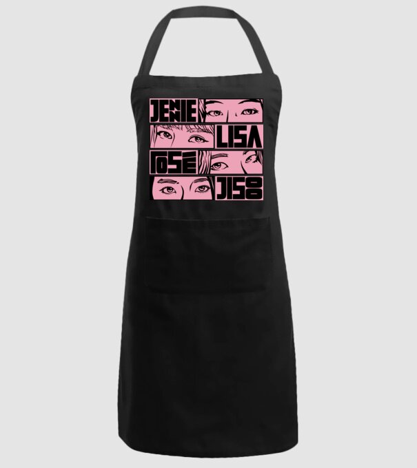 BlackPink manga model negru pe tricou