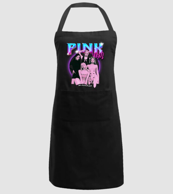 BLACKPINK pink venom model negru pe tricou