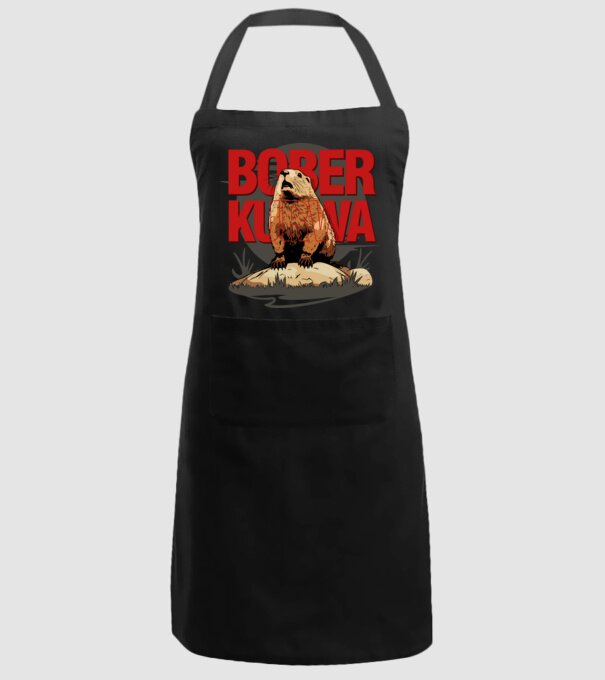 BOBER model negru pe tricou