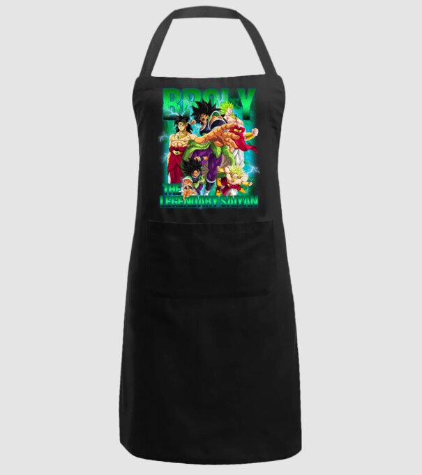 broly dragonball model negru pe tricou