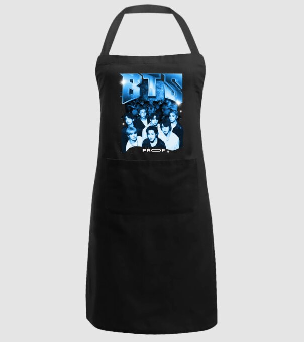 BTS model negru pe tricou