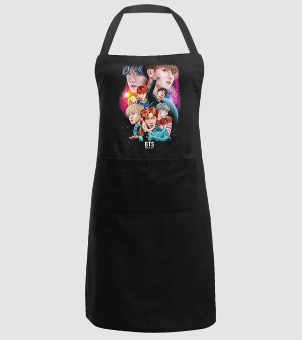 BTS POSTER model negru pe tricou