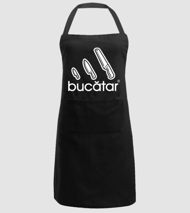 bucătar model negru pe tricou