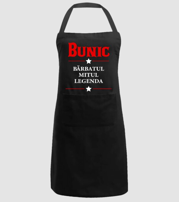 Bunic - bărbatul, mitul, legenda model negru pe tricou