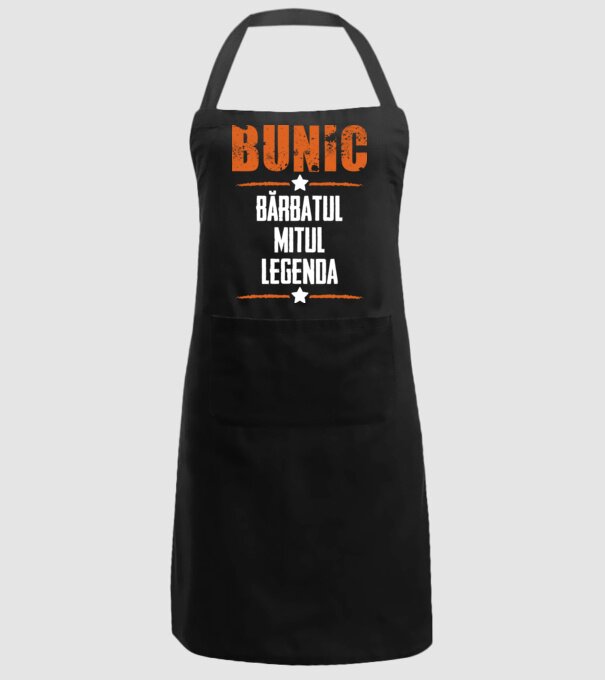 Bunic - bărbatul, mitul, legenda model negru pe tricou