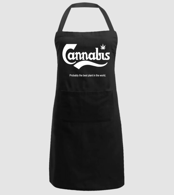 Cannabis model negru pe tricou