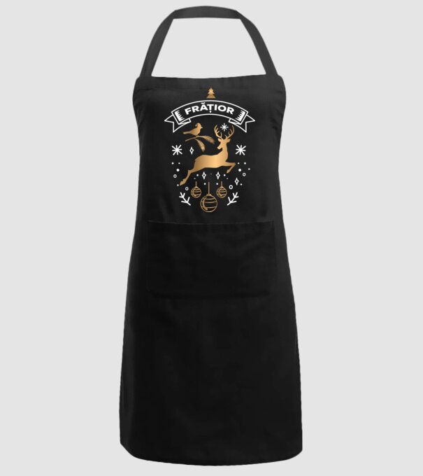 frățior christmas model negru pe tricou