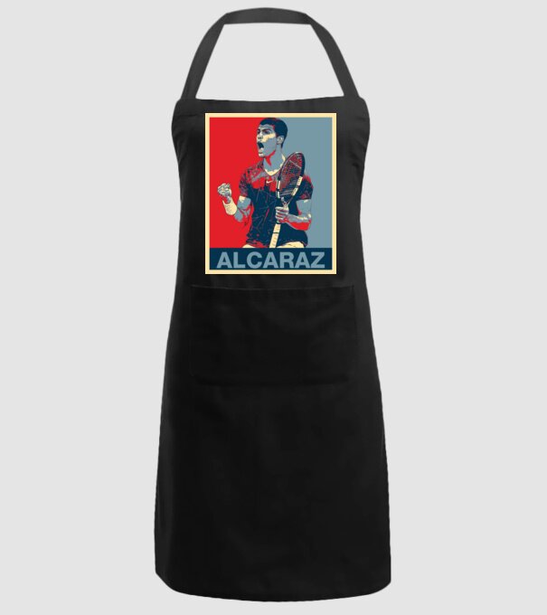 Carlos Alcaraz model negru pe tricou