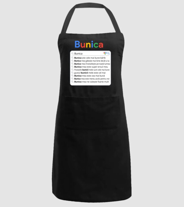 căutare Google Bunica model negru pe tricou