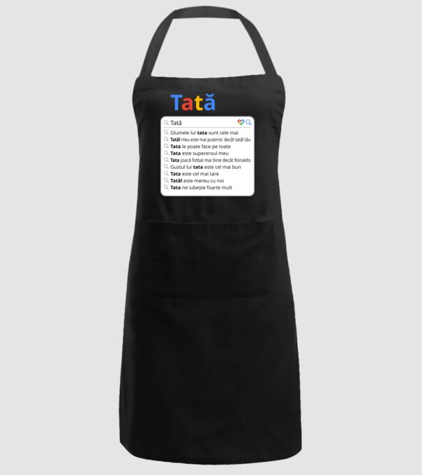 căutare Google Tată model negru pe tricou