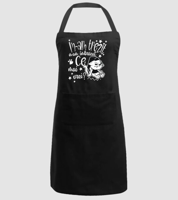 Ce mai vrei? model negru pe tricou